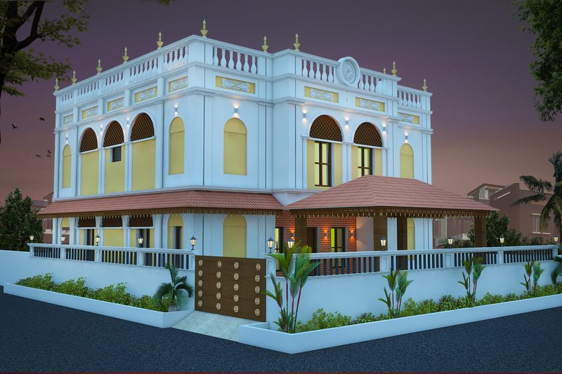 Residential Perspective — 3D Shadow